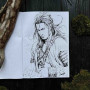 Розмальовка в японському стилі Anime Coloring Book з самураями та японськими пейзажами Розмальовка в японському стилі Anime Coloring Book з самураями та японськими пейзажами